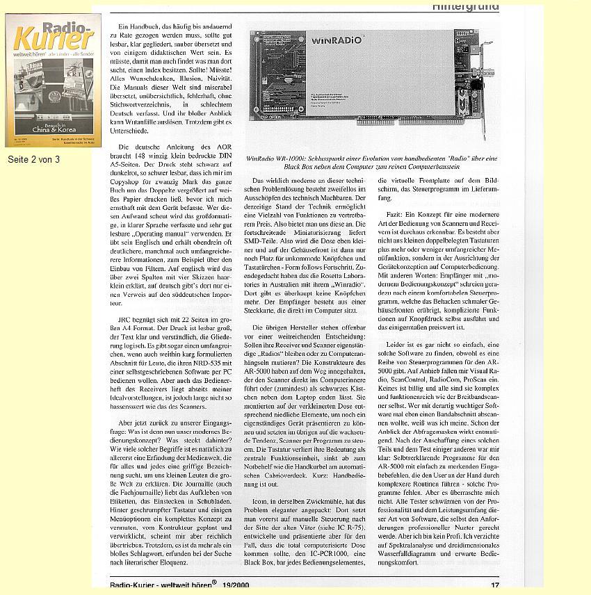 Seite Radio-Kurier II