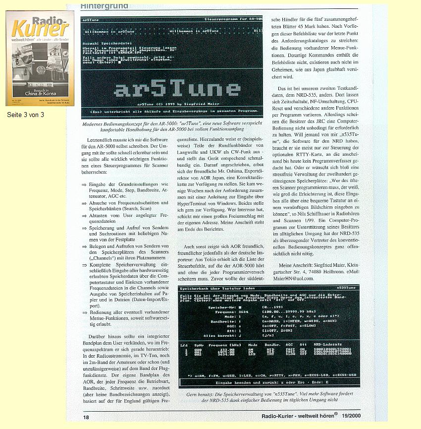 Seite Radio-Kurier IIII